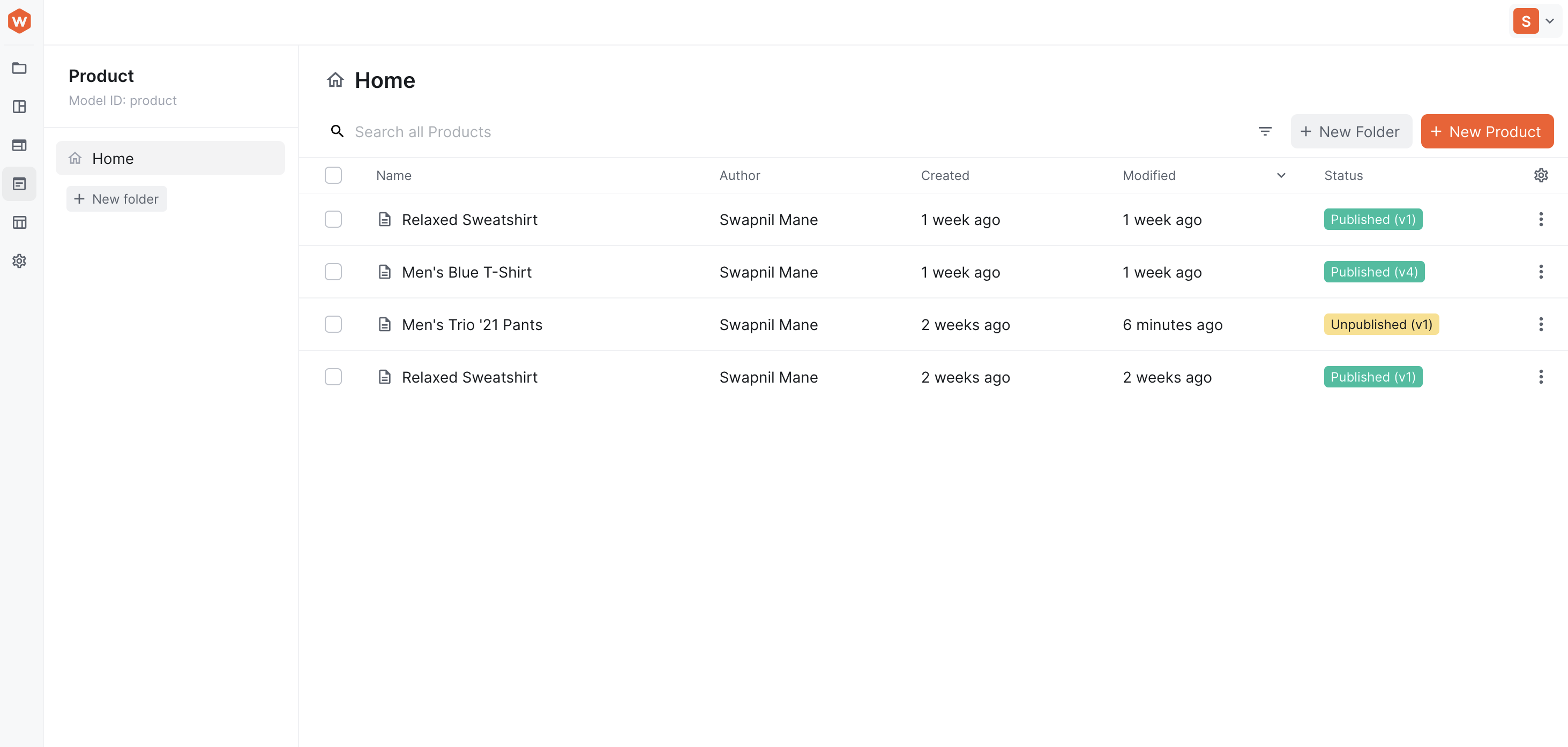 Content Entry